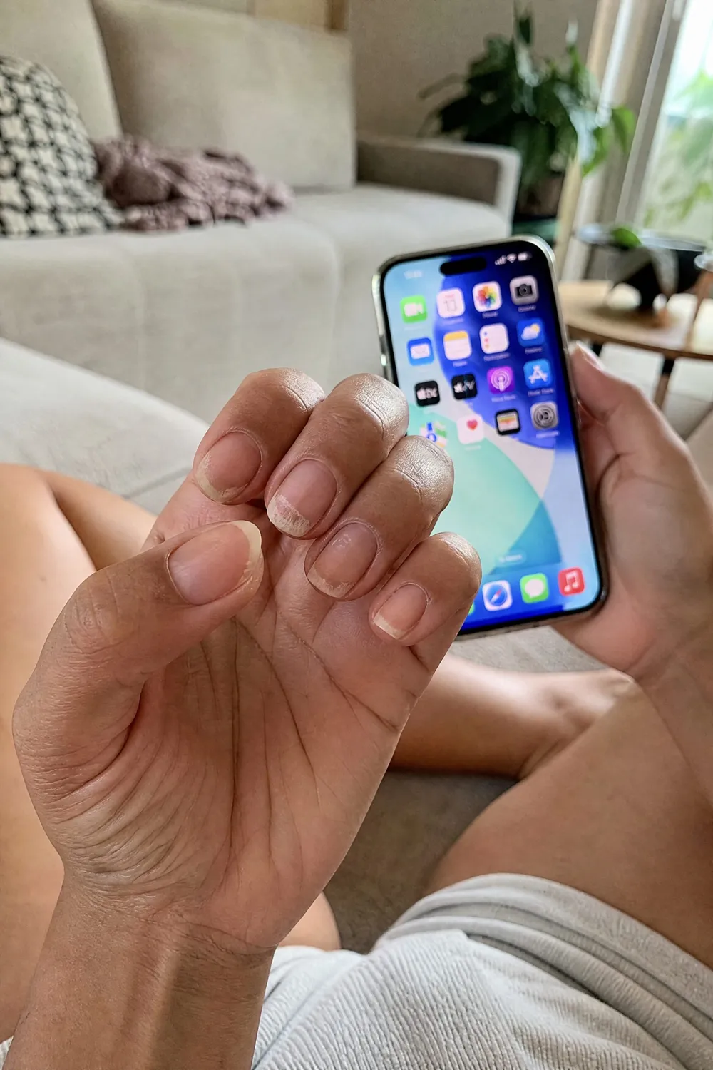 Unhas que quebram facilmente