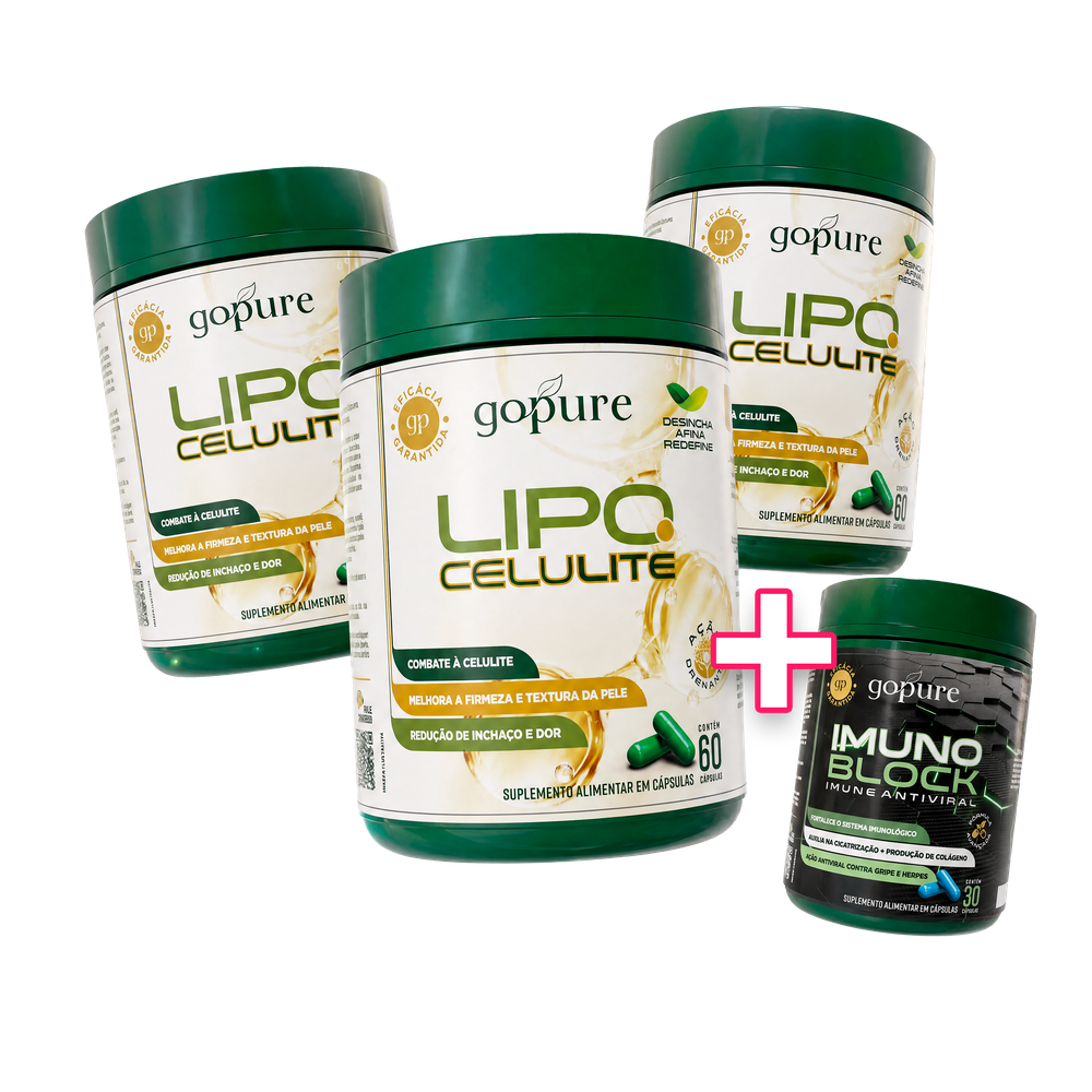 3 potes Lipo Celulite